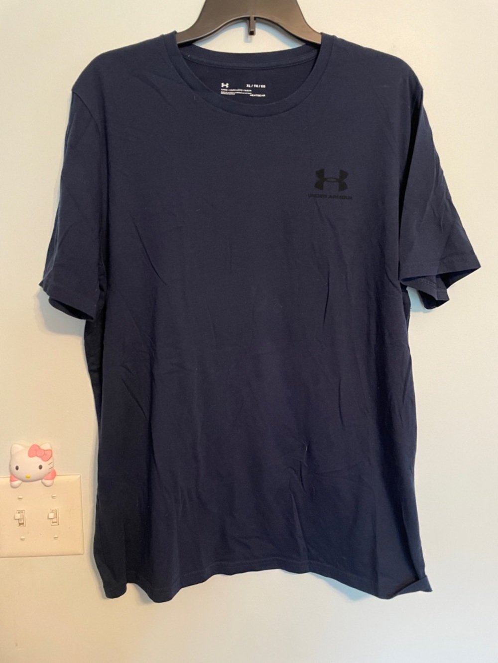 Under Armour Navy Short-Sleeve Tech Crew T-Shirt